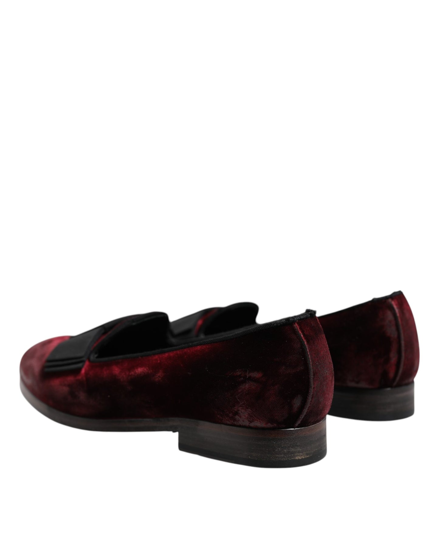 Red Velvet Men Slip On Loafers Dress Shoes