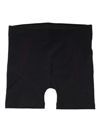 Black Nylon Stretch Boxer Shorts Underwear