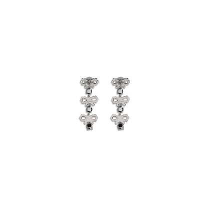 Silver Metal Earrings