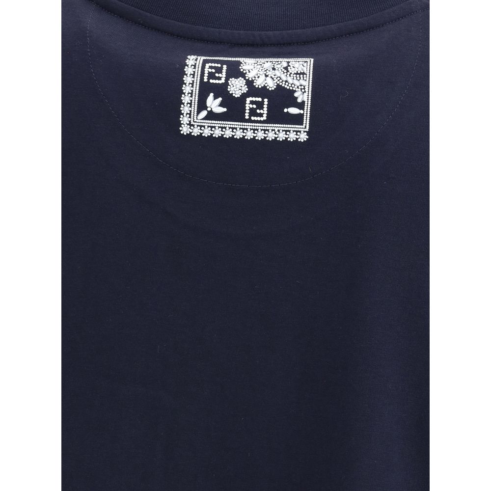 Blue Cotton T-Shirt