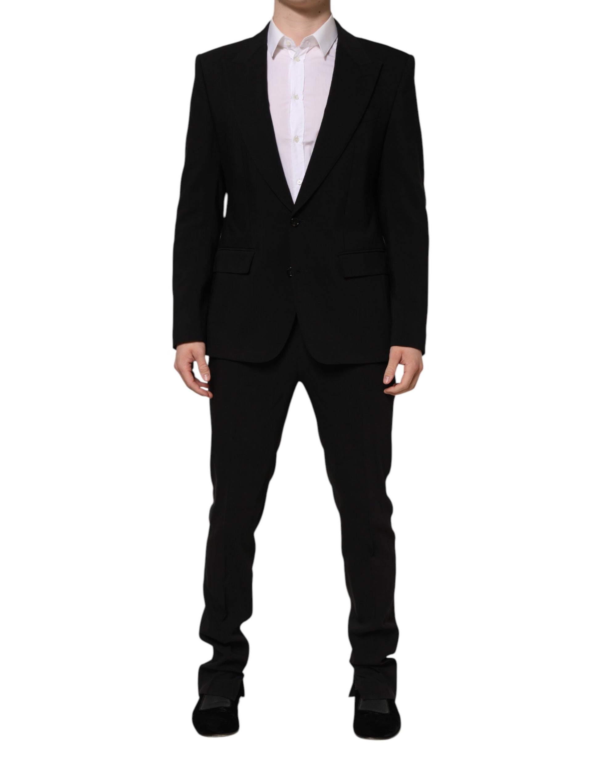 Black MARTINI Single Breasted 2 Piece Suit