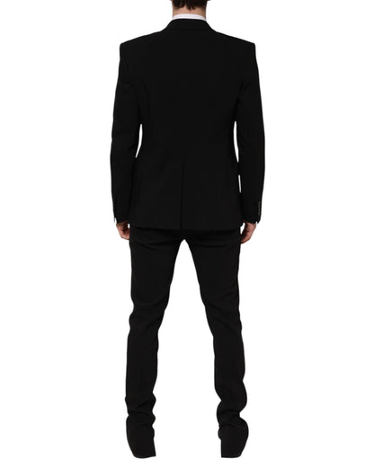Black MARTINI Single Breasted 2 Piece Suit