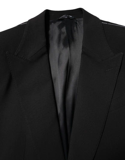 Black MARTINI Single Breasted 2 Piece Suit