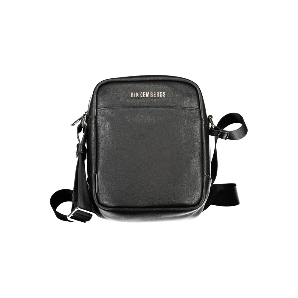Black Polyethylene Shoulder Bag