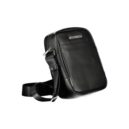 Black Polyethylene Shoulder Bag