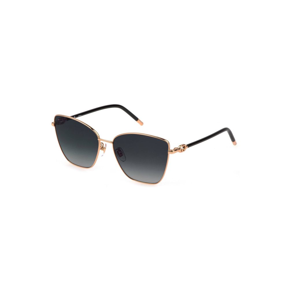 Gold Metal Women Sunglass
