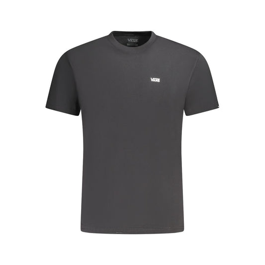 Black Cotton Men's T-Shirt