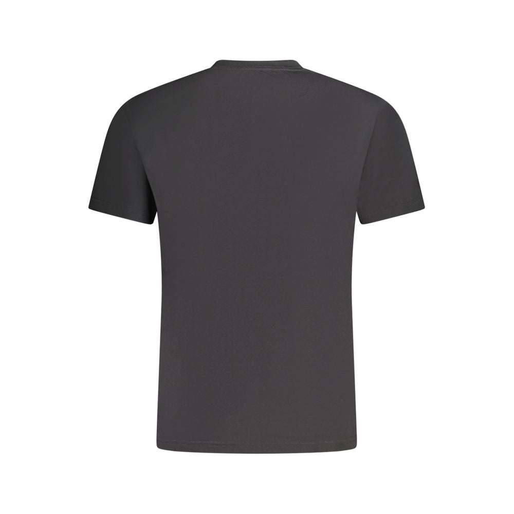 Black Cotton Men's T-Shirt