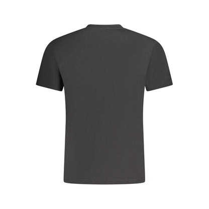 Black Cotton Men's T-Shirt