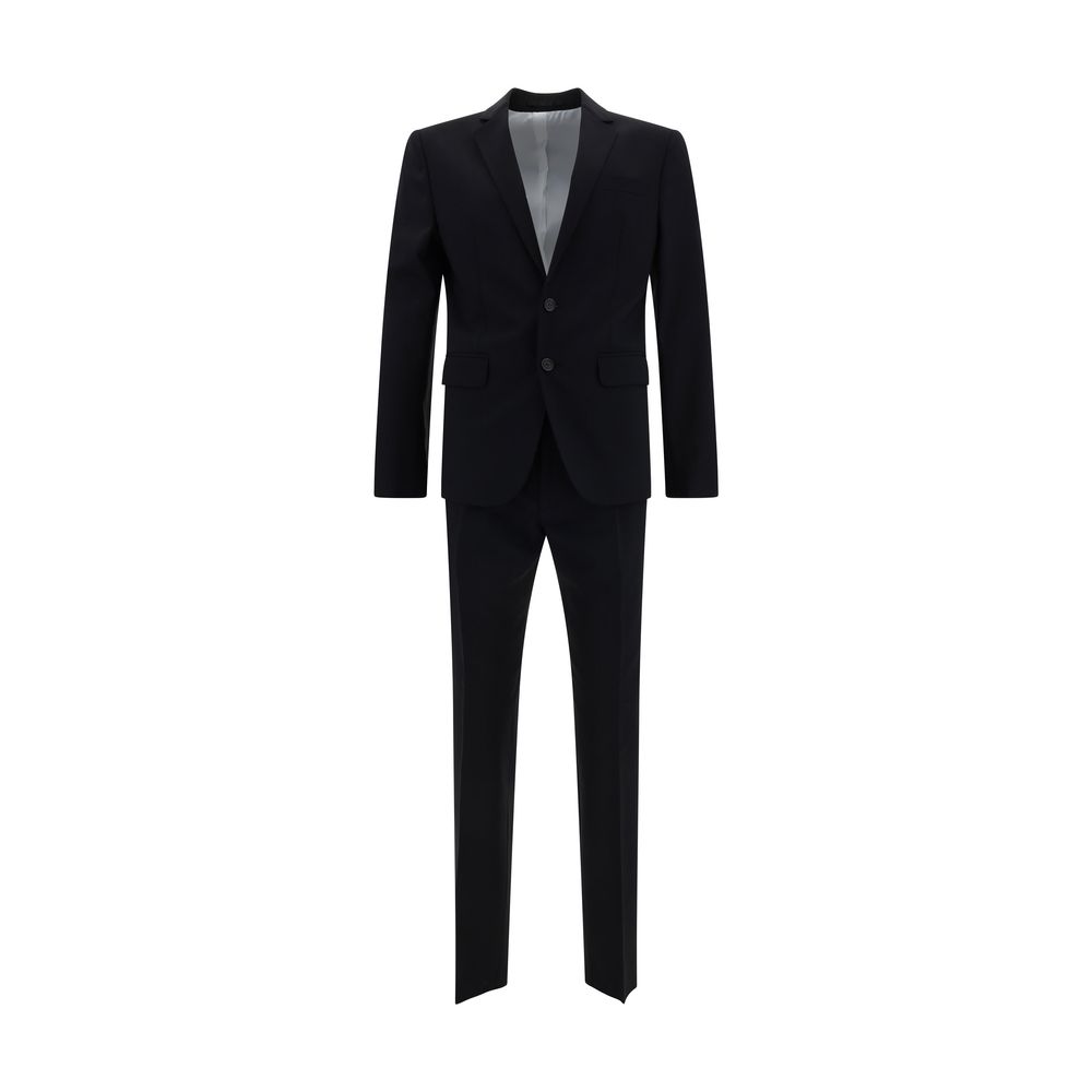 Black Fleece Wool Two-Piece Suit