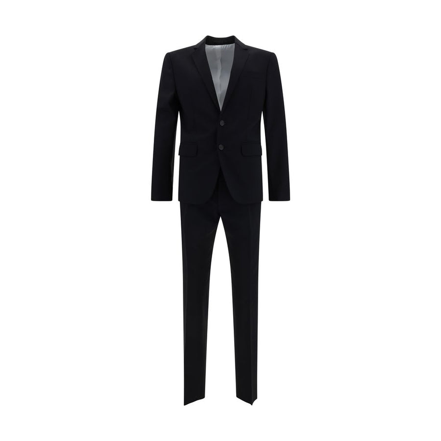 Black Fleece Wool Two-Piece Suit