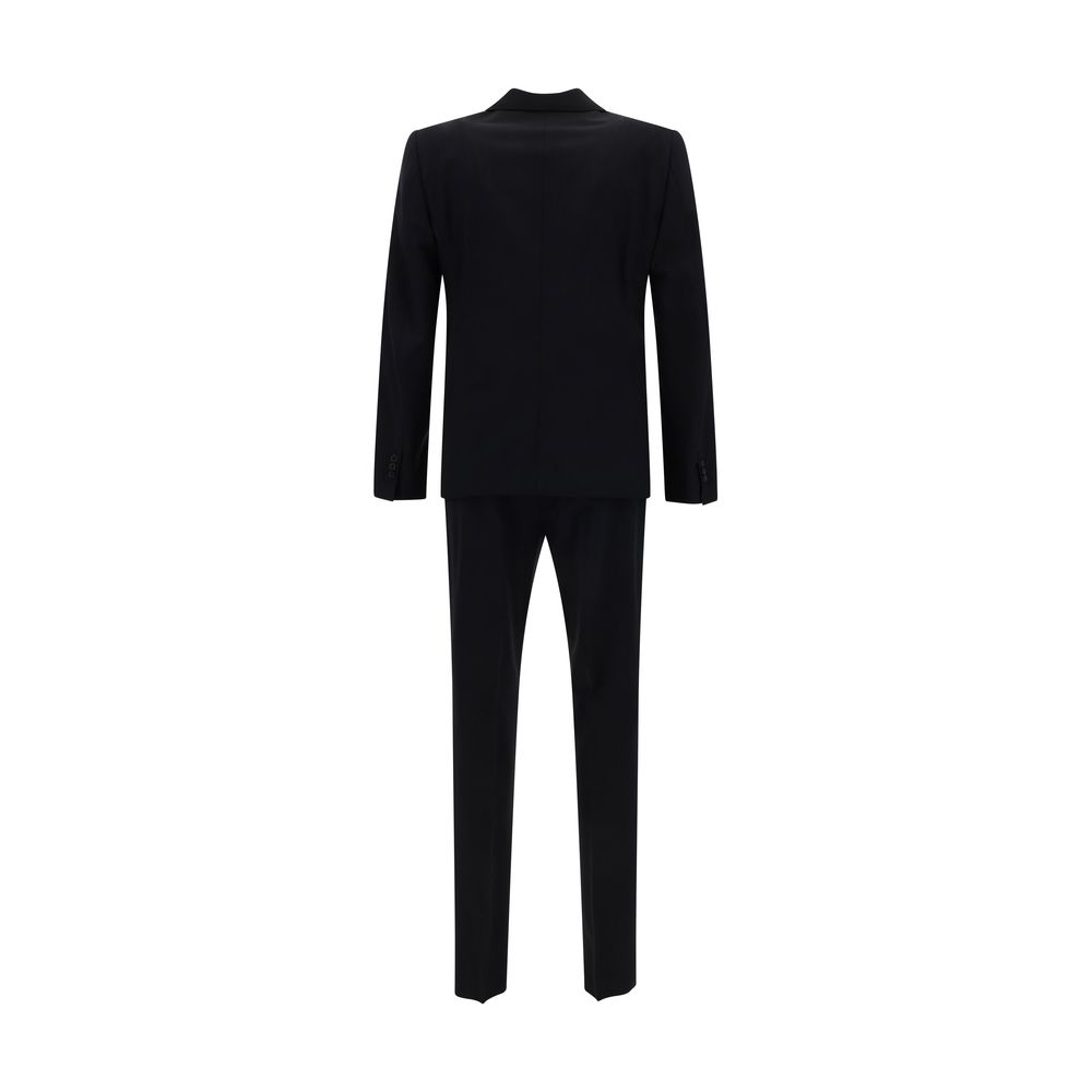 Black Fleece Wool Two-Piece Suit