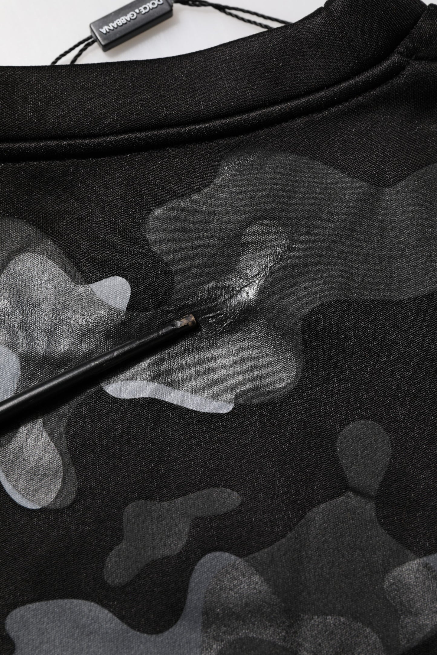 Black Camouflage Pullover Sweatshirt Sweater