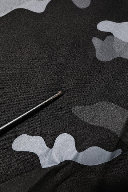 Black Camouflage Pullover Sweatshirt Sweater