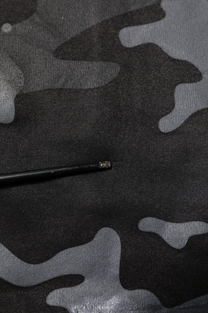 Black Camouflage Pullover Sweatshirt Sweater