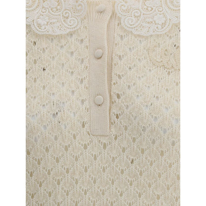 Cream Cotton Sweatshirt