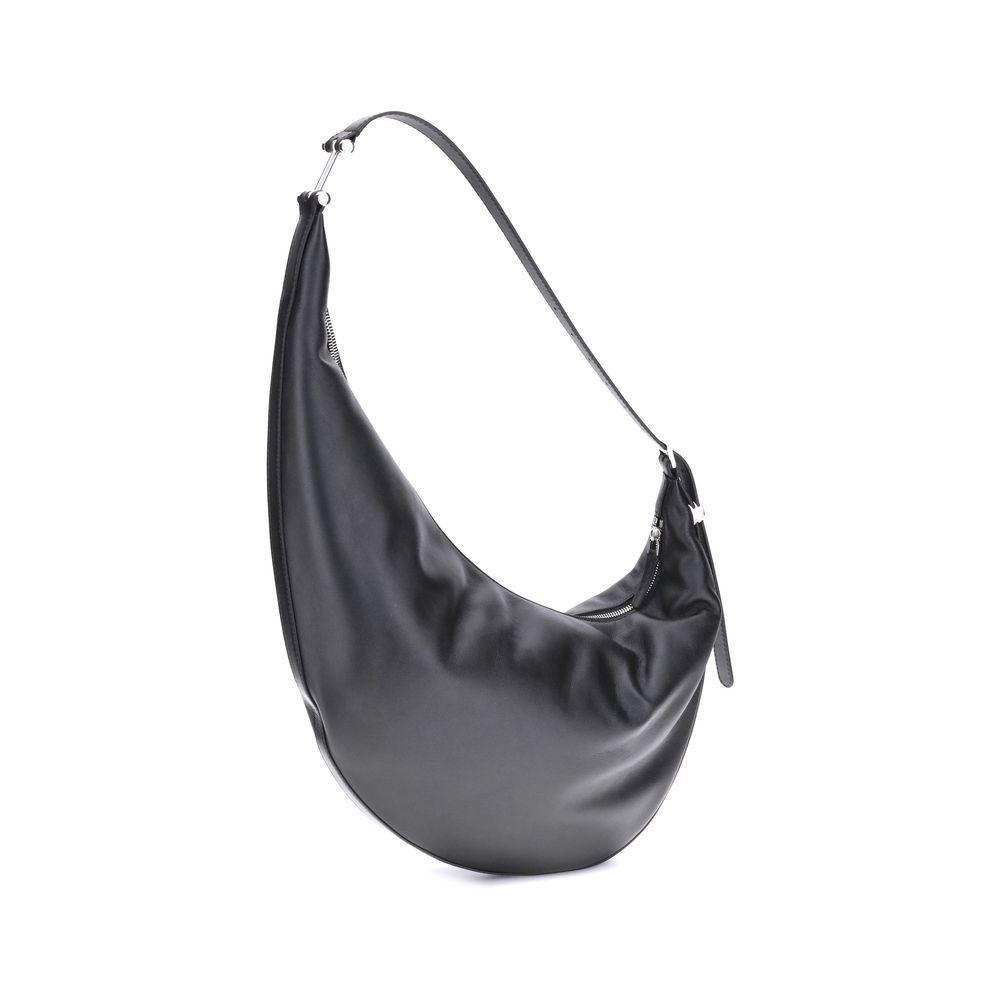 Black Calf Leather Bos Taurus Shoulder Bag