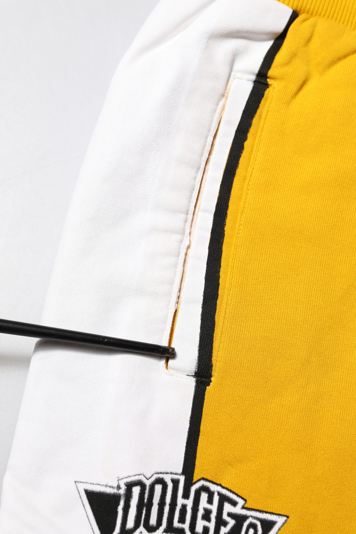 Yellow Cotton Casual Sweatpants Jogger Pants