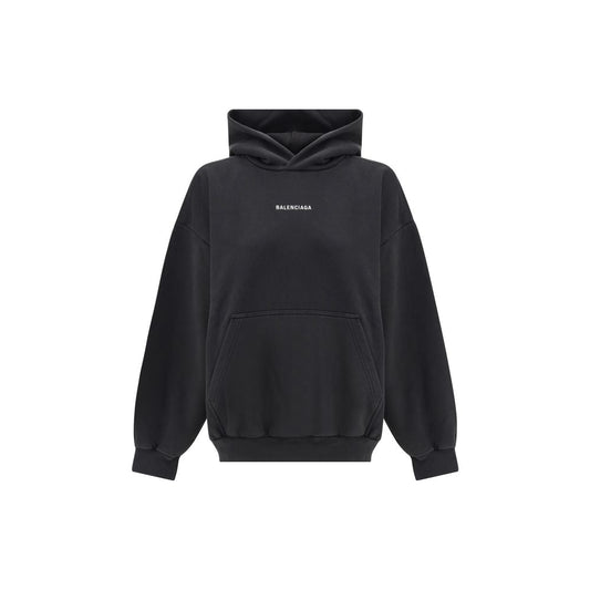 Black Cotton Sweatshirt