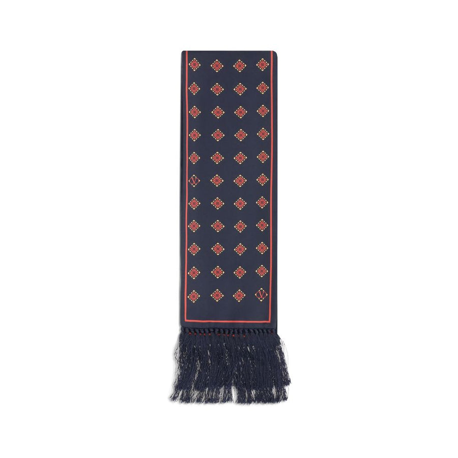 Blue Silk Scarf