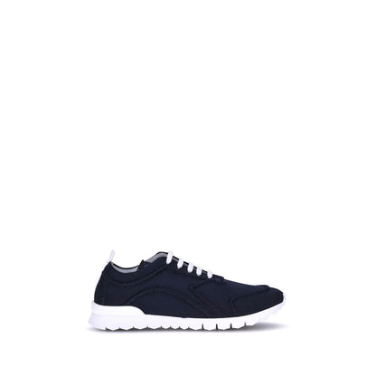 Black Cotton Athletic Sneakers