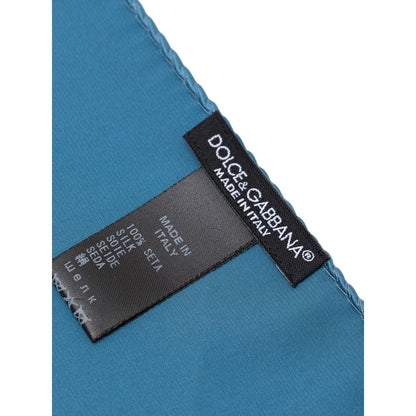 Light Blue Silk Pocket Square