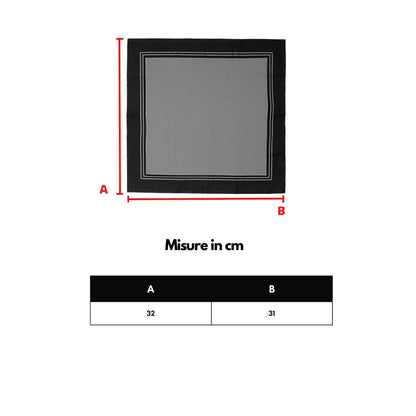 Light Blue Silk Pocket Square