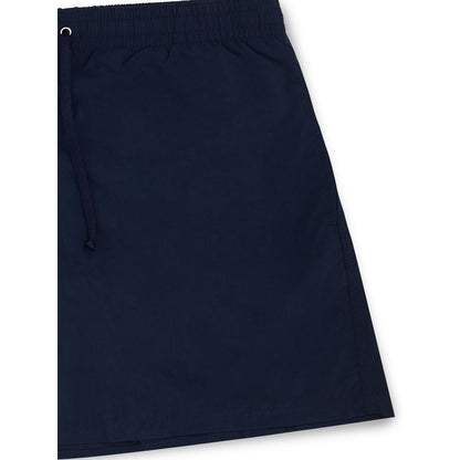 Blue Polyester Swim Shorts