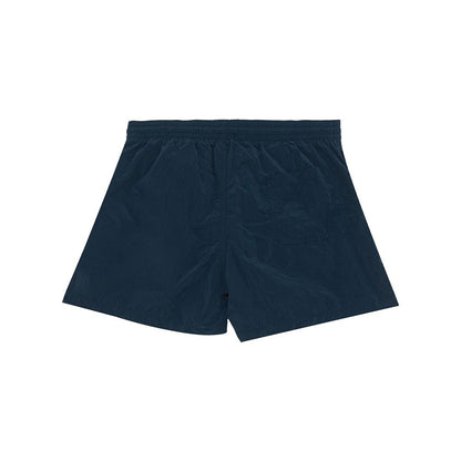 Blue Polyester Shorts