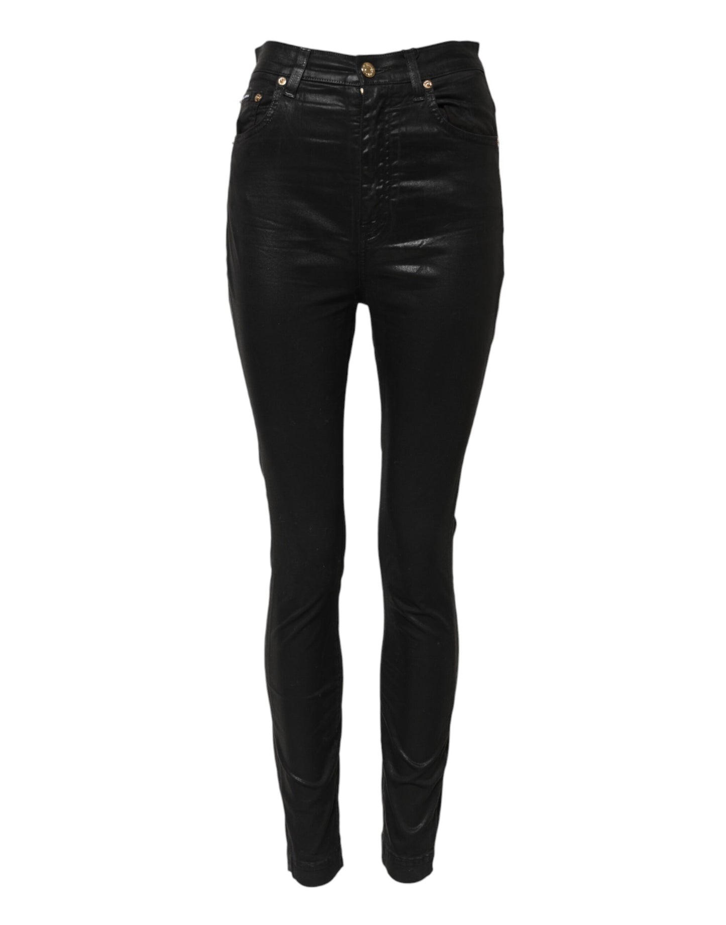 Black GRACE High Waist Skinny Denim Jeans