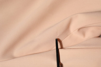 Beige Polyester Mid Waist Tapered Pants