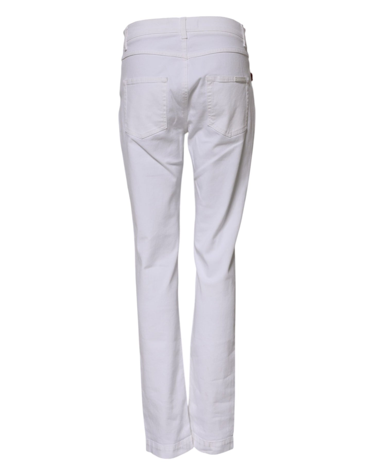 White Floral Embroidery GIRLY Denim Jeans