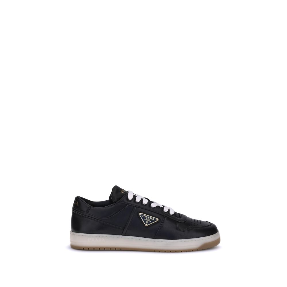 Black Calf Leather Bos Taurus Low Top Sneakers