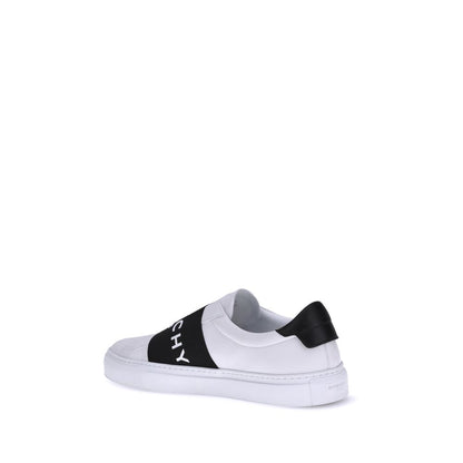 White Calf Leather Bos Taurus Low Top Sneakers