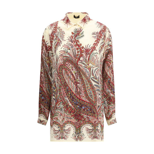Multicolor Silk Pattern Shirt