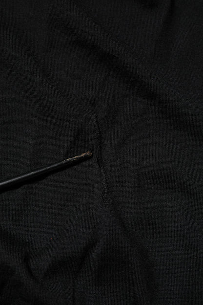 Black Cashmere V-Neck Long Sleeves T-shirt