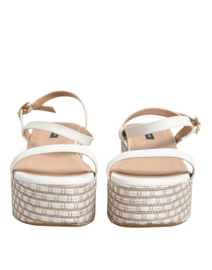 White Espadrilles Ankle Strap Sandals Shoes