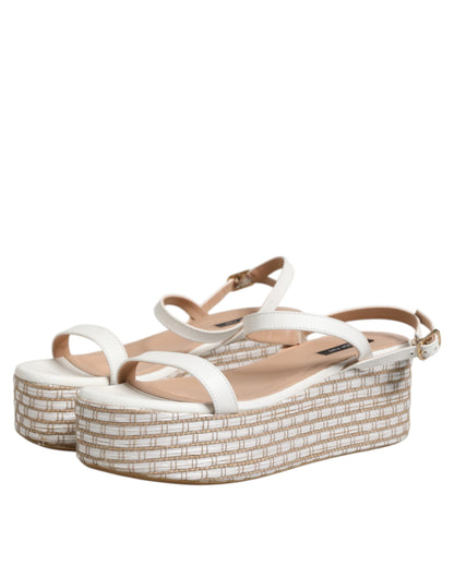 White Espadrilles Ankle Strap Sandals Shoes