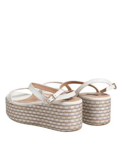 White Espadrilles Ankle Strap Sandals Shoes