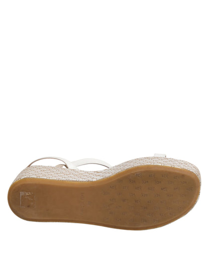 White Espadrilles Ankle Strap Sandals Shoes