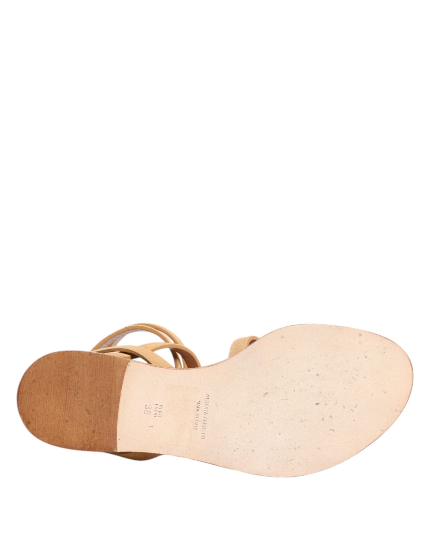 Brown Flip Flops Zipper Ankle Strap Shoes
