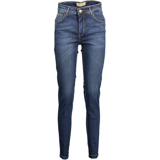 Blue Cotton Women Jean