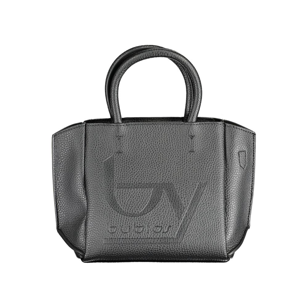 Nero Polyurethane Women Handbag