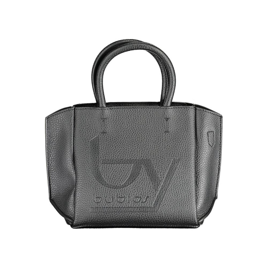 Nero Polyurethane Women Handbag