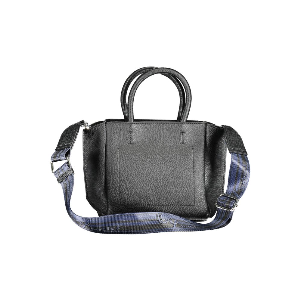 Nero Polyurethane Women Handbag