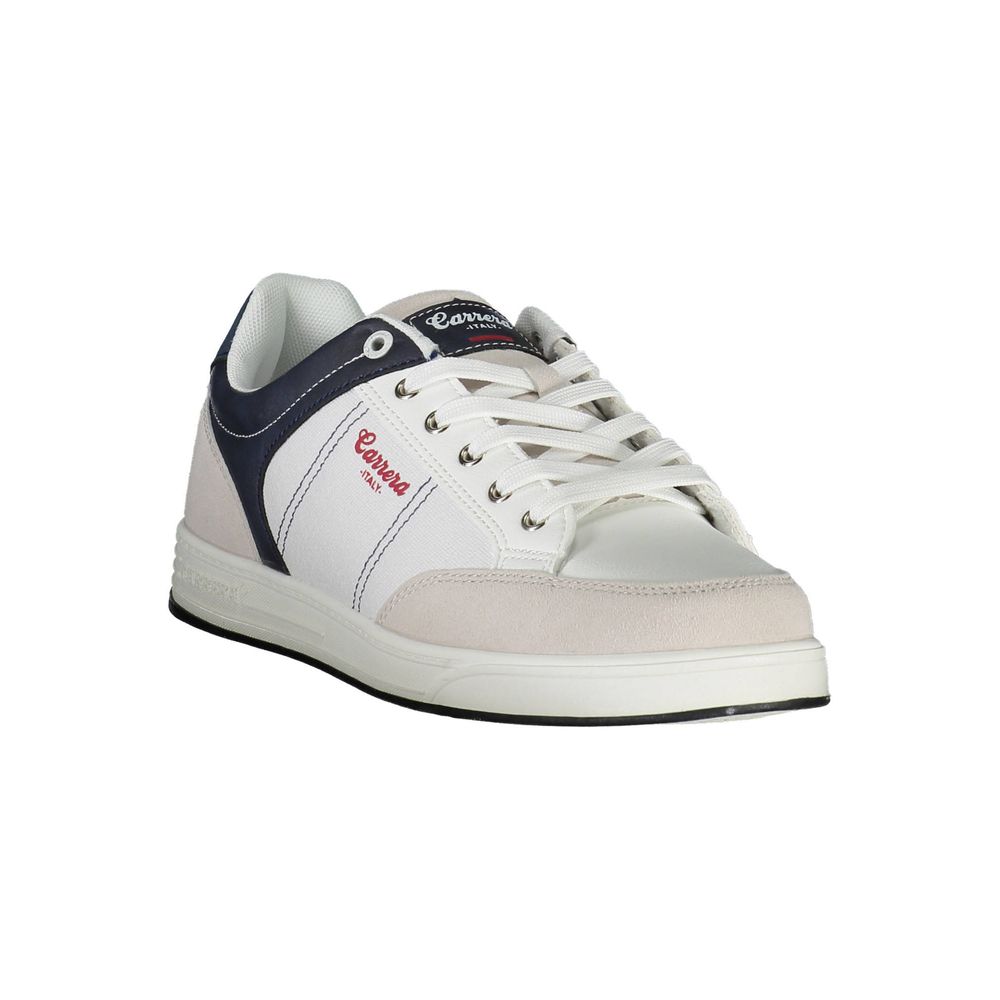 Bianco Polyurethane Men Sneaker