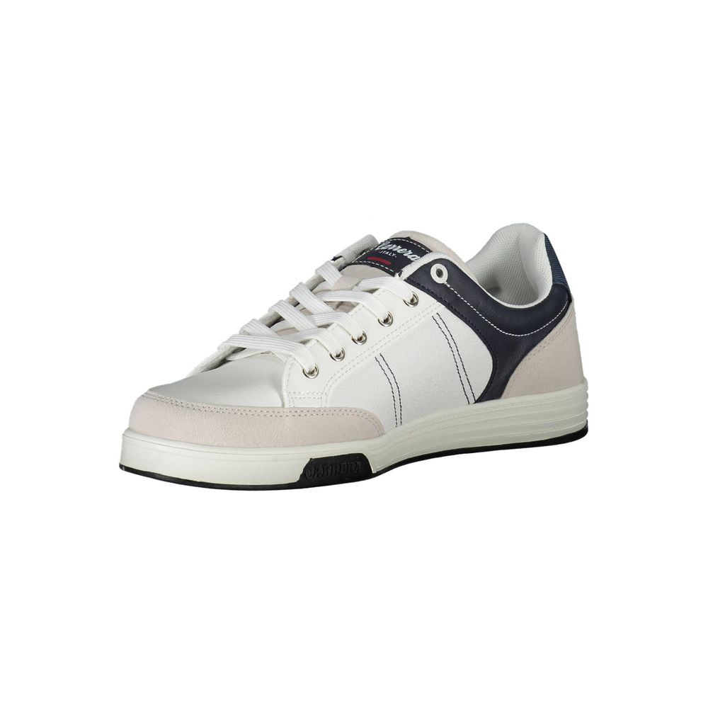 Bianco Polyurethane Men Sneaker