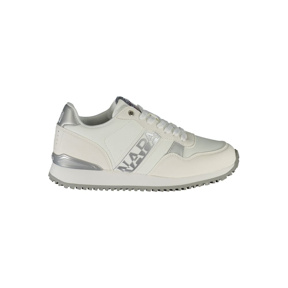Bianco Polyester Women Sneaker