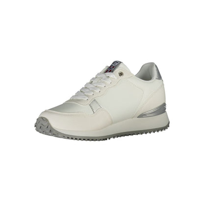 Bianco Polyester Women Sneaker