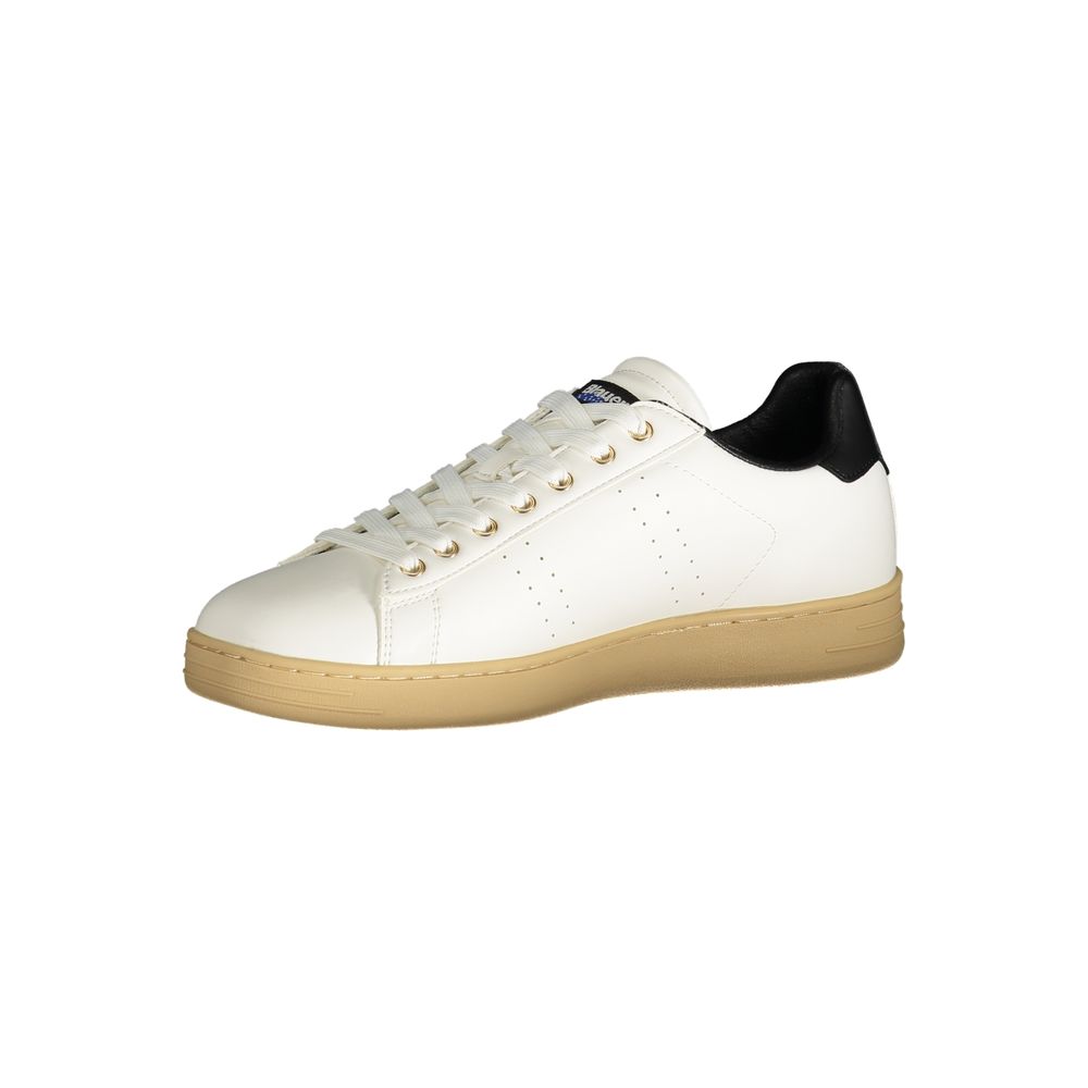 Bianco Polyurethane Men Sneaker